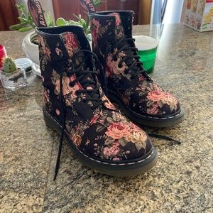 Doc Martens Women’s Rose Floral Boots